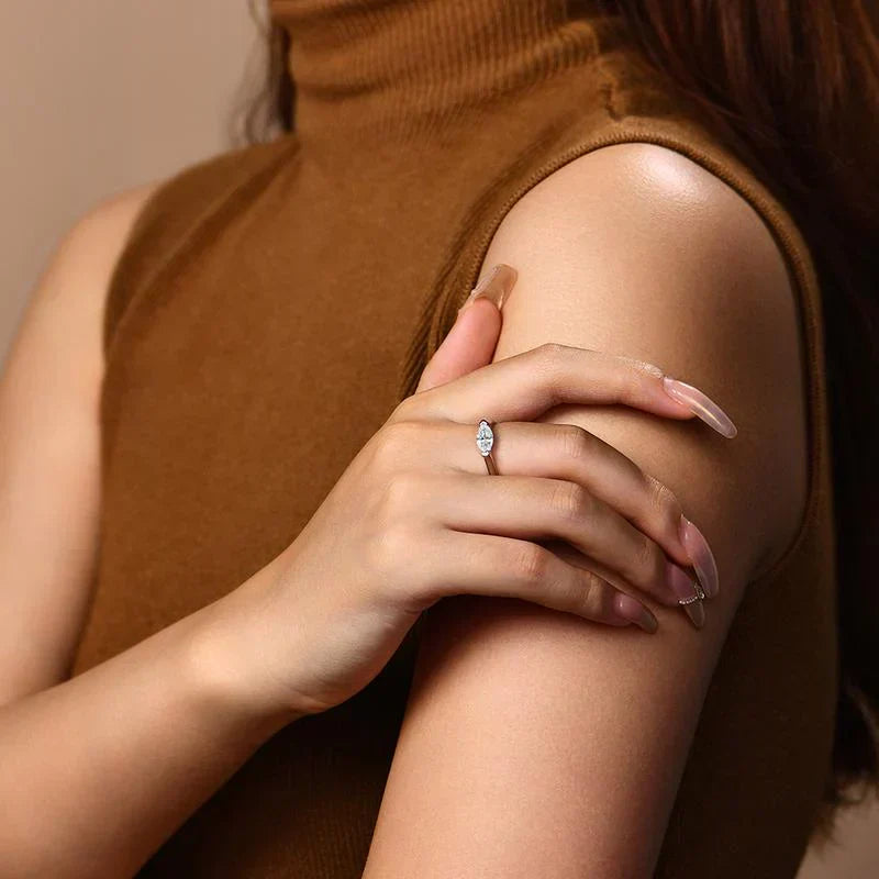 Hailey Playa tynd ring | Guld