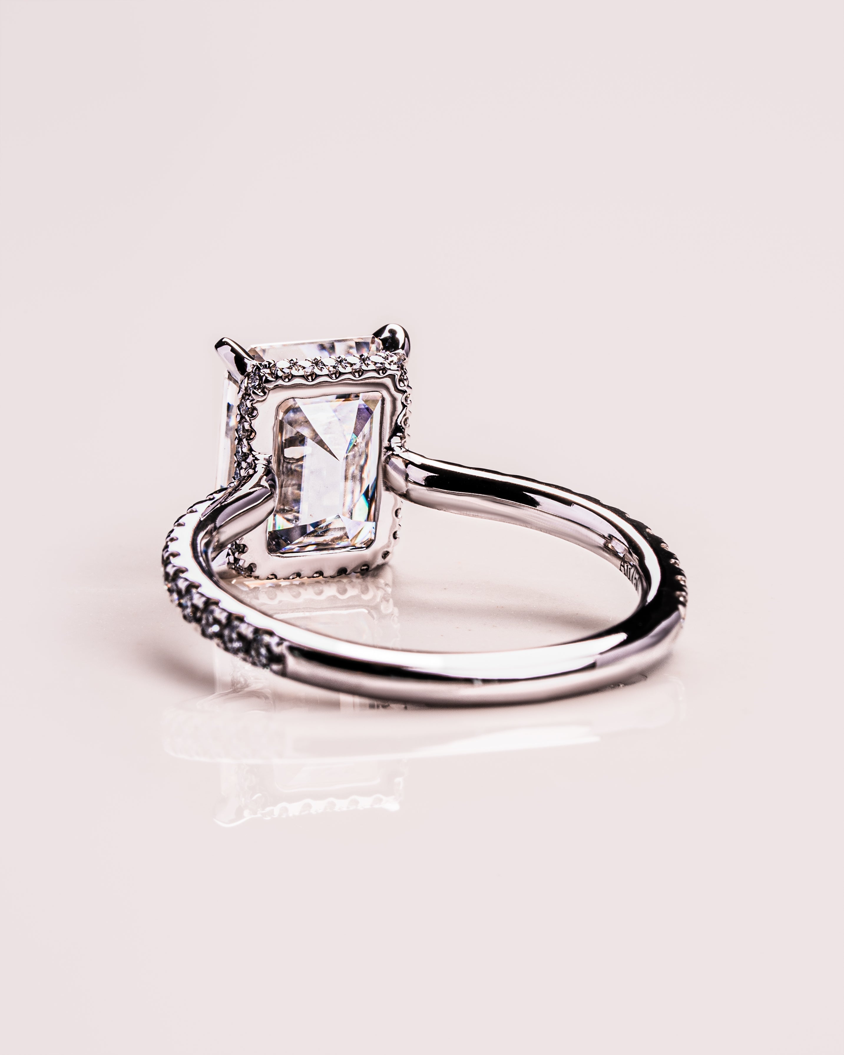 Jasmin (med pavé) – Smaragd | Sølv