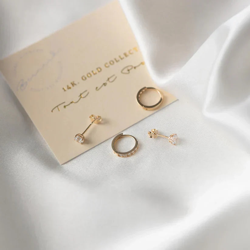 Larmes de Lune ørestikker | Guld