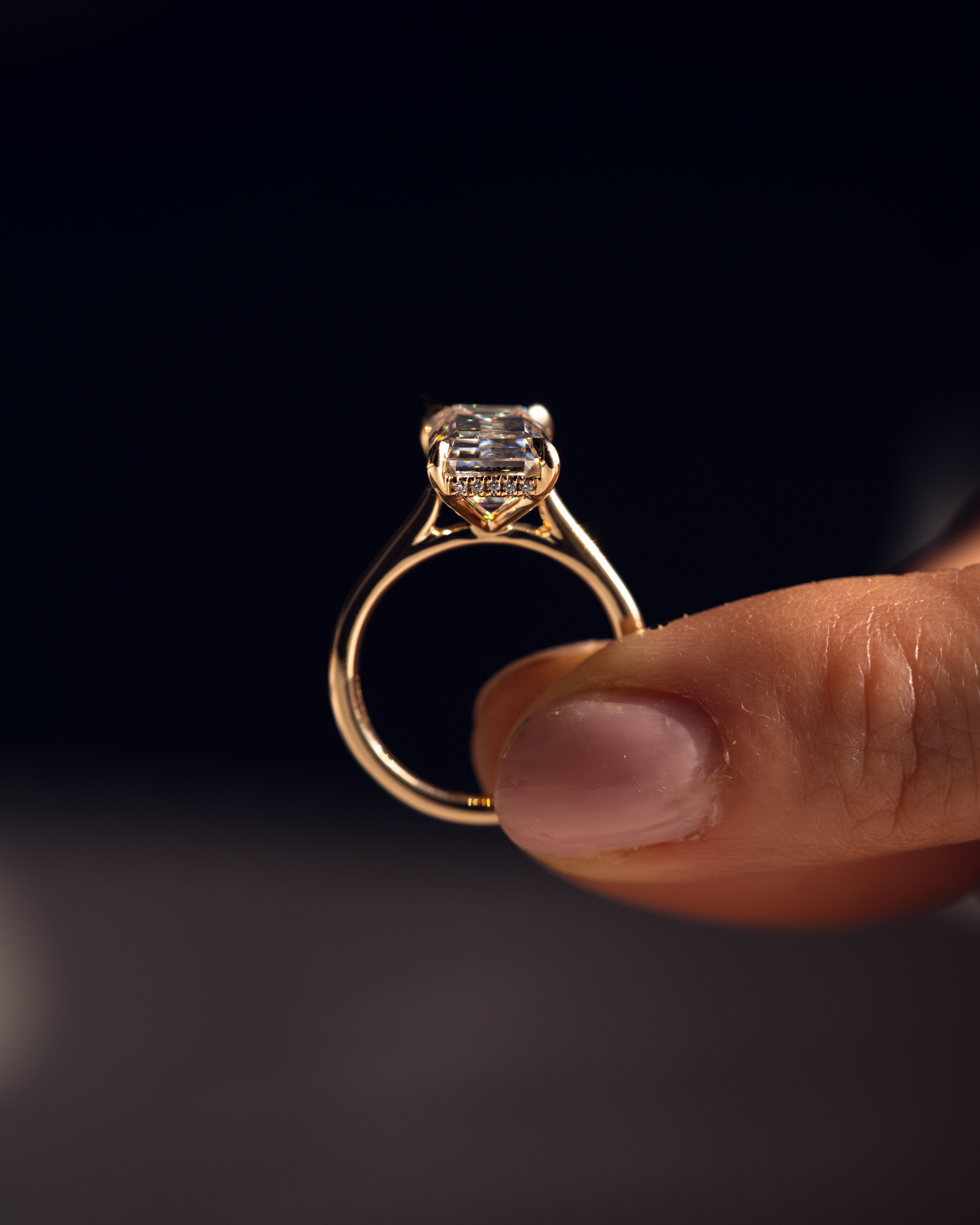 Caroline – Smaragd | Guld