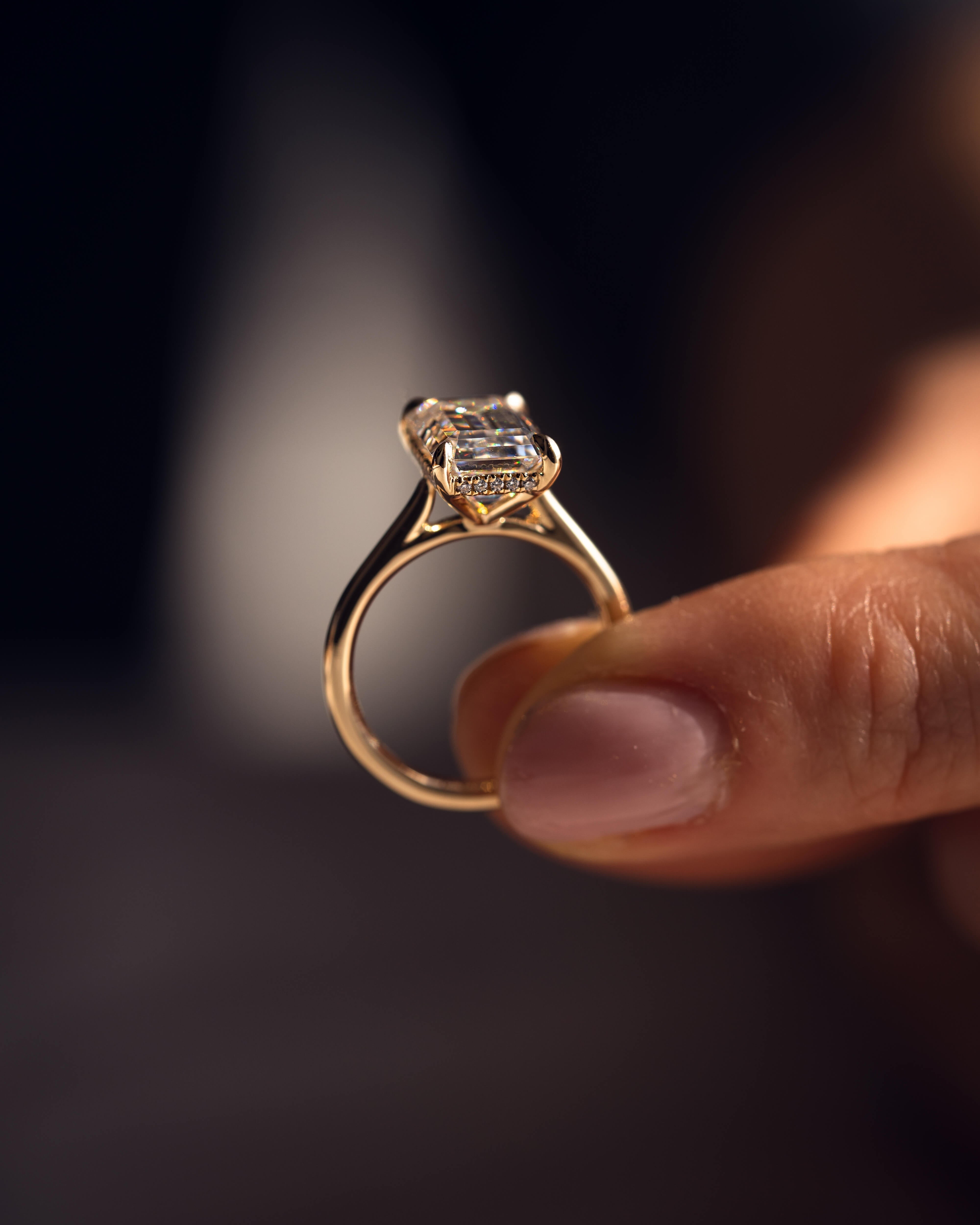 Caroline – Smaragd | Guld