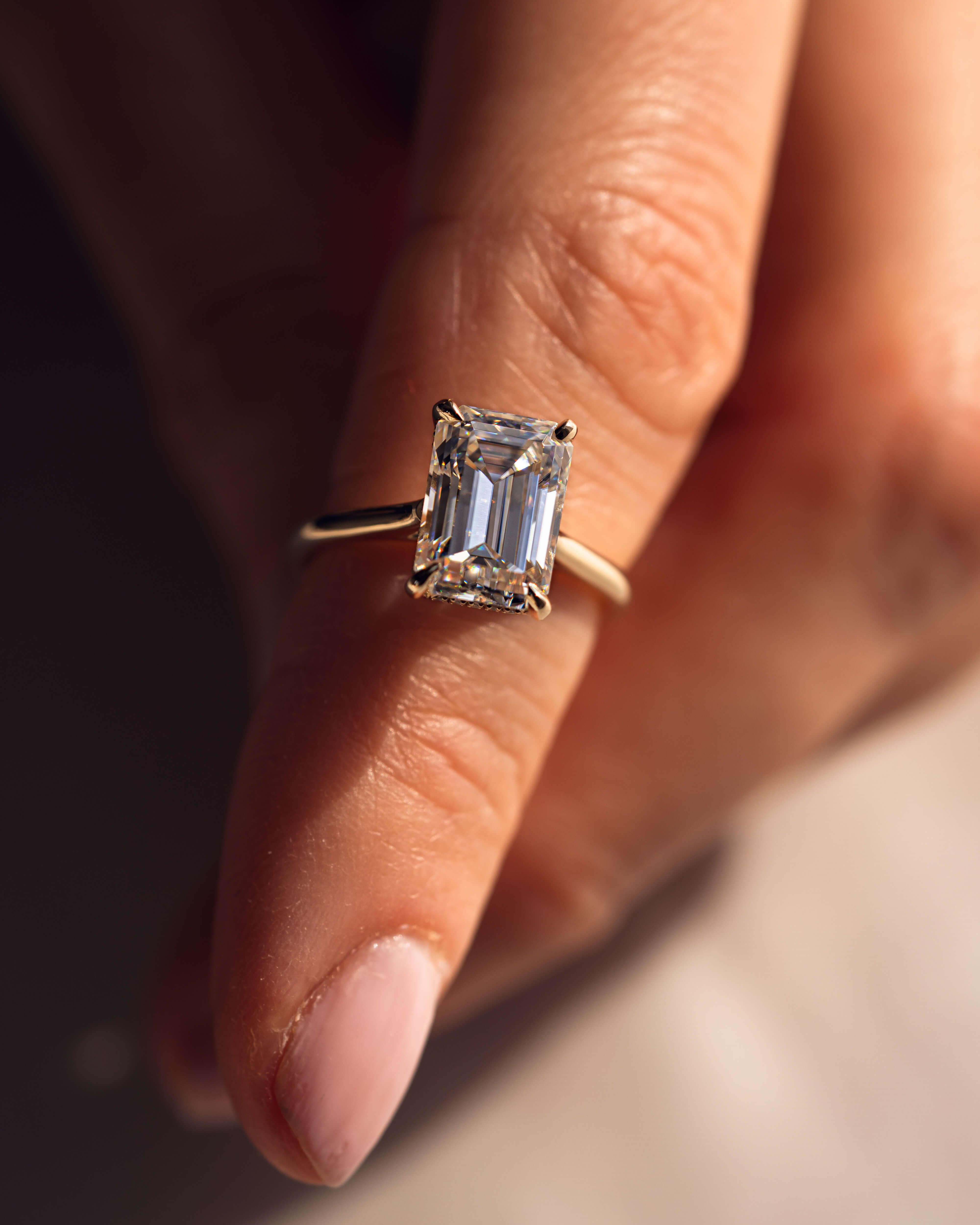 Caroline – Smaragd | Guld
