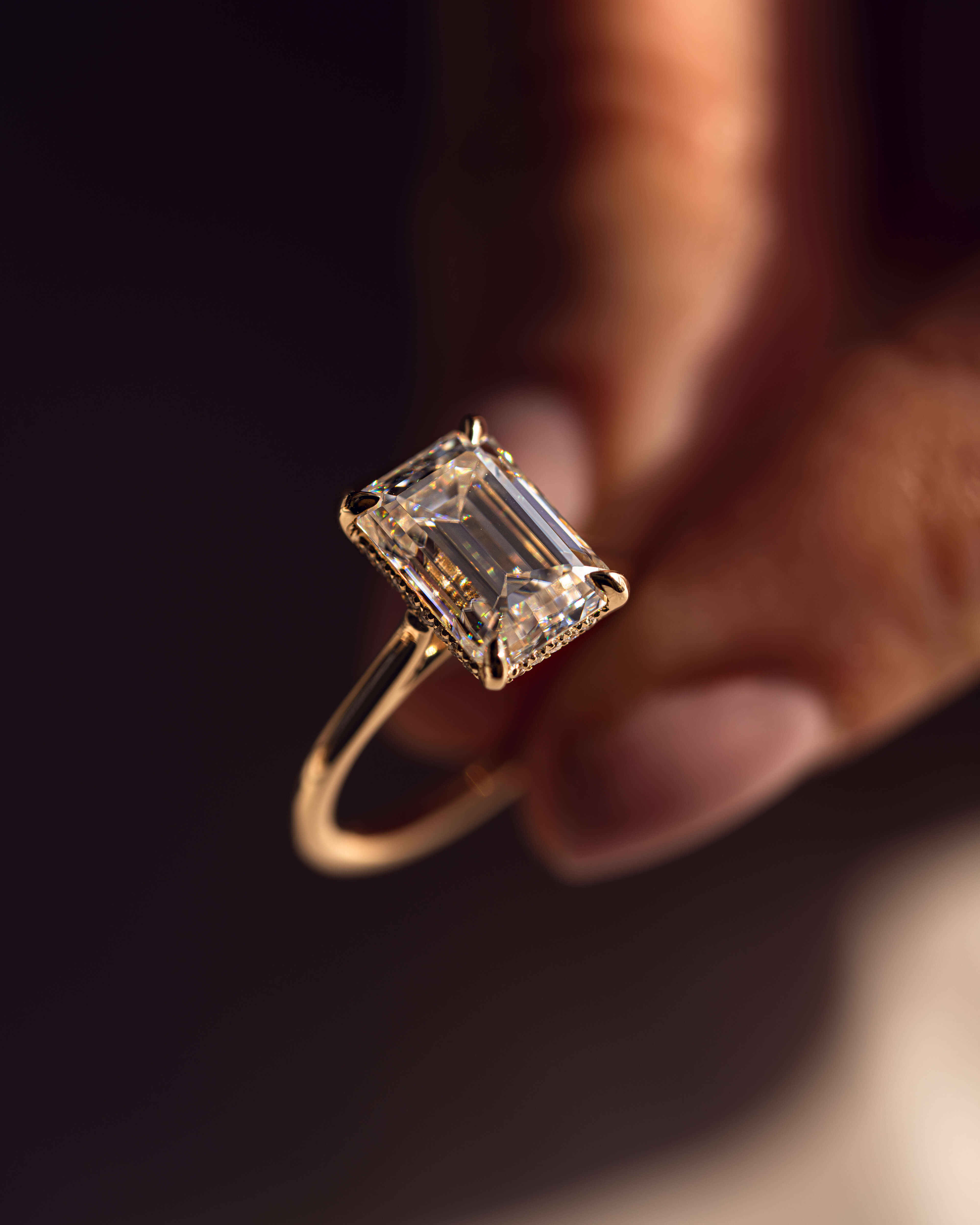Caroline – Smaragd | Guld