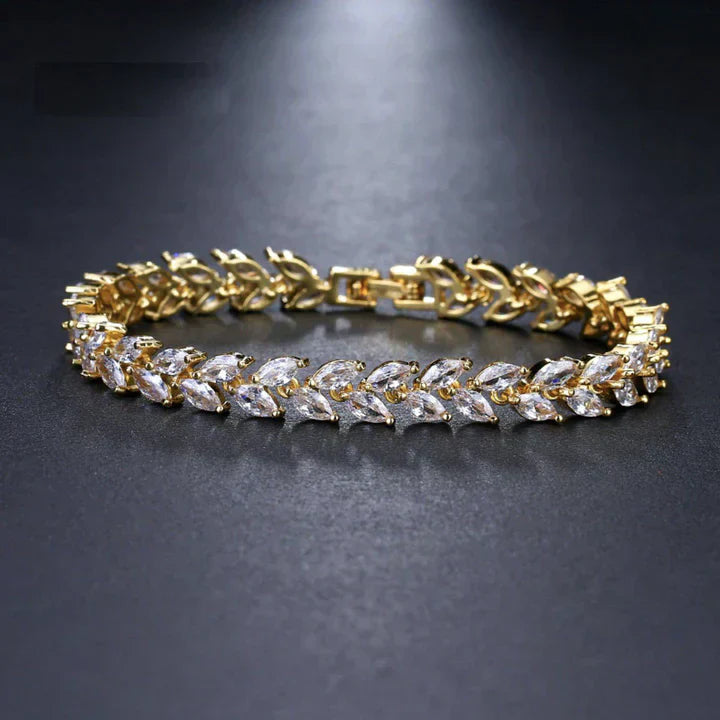 Nemorina Foliora armbånd | Rosaguld
