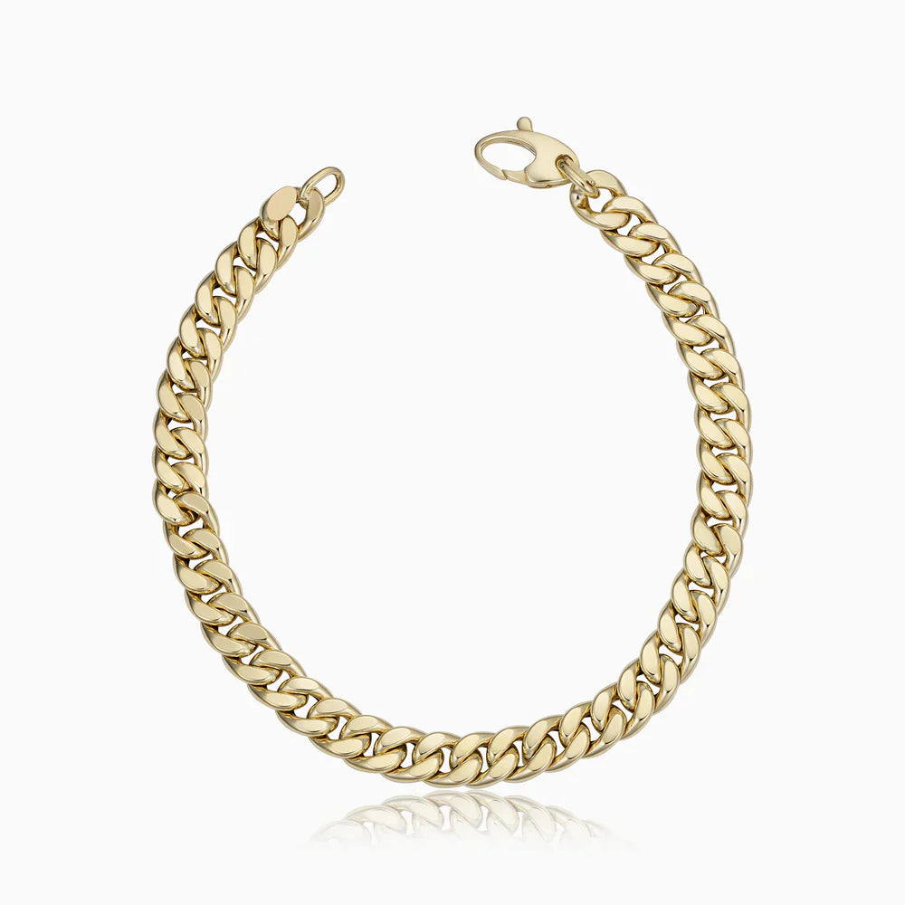 Estate Cuban armbånd | Guld