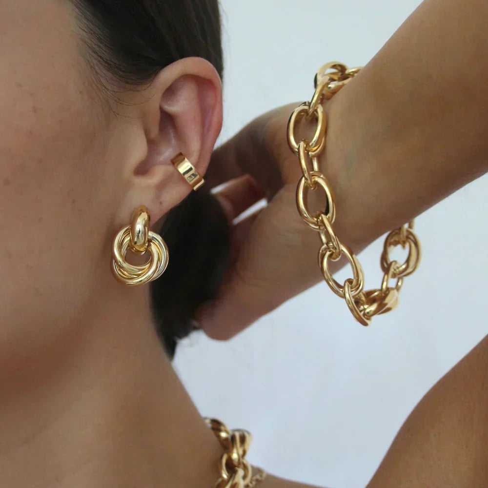 Statement øreringe | Guld