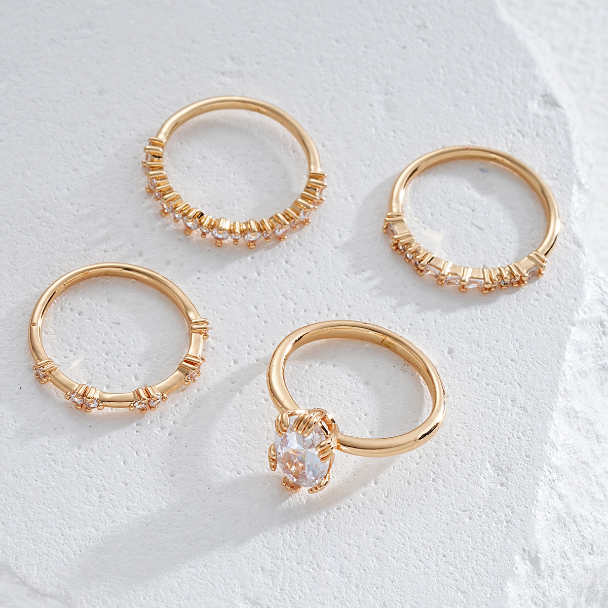 Solène Viremont ringsæt | Guld