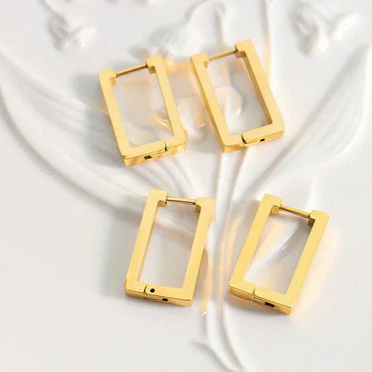 Terrafin Geometrica øreringe | Guld
