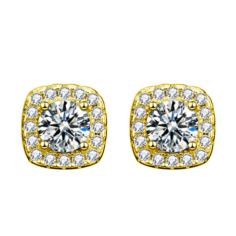 Glennis stud-ørering | Guld
