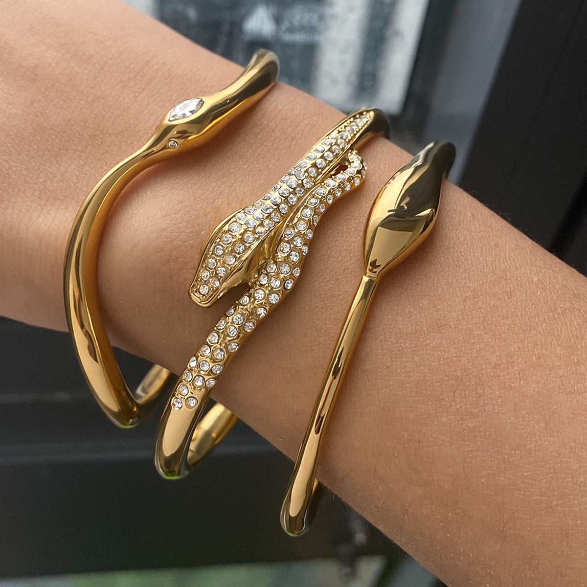 Cassian Veyne Armbåndssæt | Guld