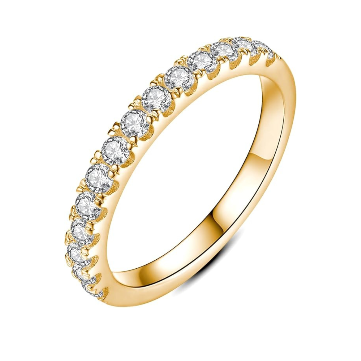 Eva moissanit vielsesring | Guld
