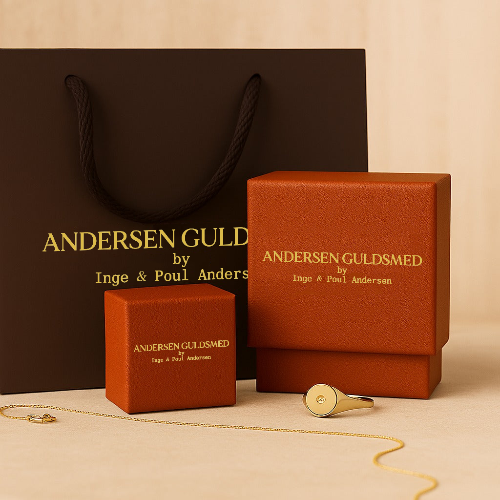 Kanal moissanit huggie-øreringe | Guld