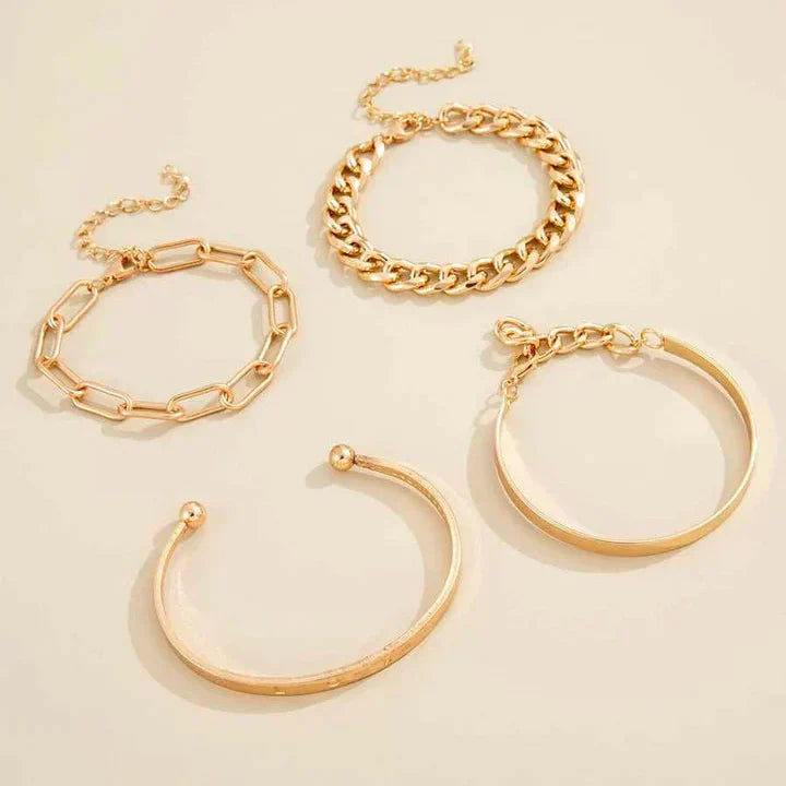 Elan Merc armbåndssæt | Guld