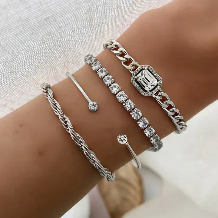 Domitia Calvina armbåndssæt | Guld